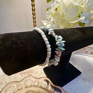 Larimar Stretch Bracelet Set (2)